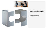 2 Pieces Double Post Shoe Inspector Approved Post Reinforcement Plate Pipe Protection Plate Code Compliant Framing Accessory