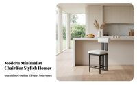 Playful creature Design Hippo-Shaped rearrest Stool mid-centuryera Modern design bar Chair Integrated Footrest Indoor Seating Curved rear ergonomic rearing for homeowners, Adults, Kitchen Island, Dining Area, Cafe, small restaurant