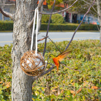 Gnaw Ball Nesting Material Bird Shredder Toy Materials Parrot Foraging Ball for Small to Medium Birds, Cockatiels