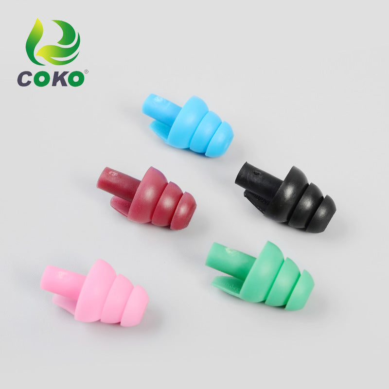COKO Silicone Noise Cancelling Earplugs for Sleep, Work, Study, and Travel