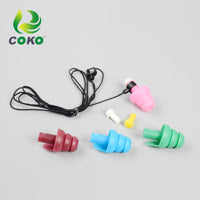 COKO Silicone Noise Cancelling Earplugs for Sleep, Work, Study, and Travel