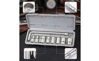 Compact Socket Wrench Set Portable Socket Set with Case Easy to Identify Tool Kit Corrosion-Resistant for Diyers, Mechanics, Garage