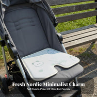 Four Season Use Hard Board Stroller Cushion Breathable Baby Stroller Liner Washable for Infants, Toddlers, Hot Weather, Travel, Outdoor