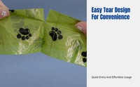Pet Waste Picker, Hard Waste Bag Dispenser, Mini Size, Lightweight, Easy-Tear, Great for Outdoor Activities