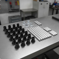 Rear Bushing Kit with Tubes Replacement Parts Wear-Resistant for ATV Owners