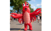 Inflatable Costume Funny Costume with Huge Pincers Colorful for Adults, Parties