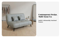 Space-Saving Design space-efficient 2-Seater Settee Modern Minimalist aesthetic Upholstered 2-Seater Settee Comfortable Seating Small Sofa Easy Assembly for Apartment Dwellers, Students, Office Workers, Bedroom, Commercial Waiting Area, Dorm