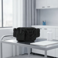 Medical Waist Bag Multi-Pocket Nurse Fanny Pack Nurse Waist Pouch Handsunrestricted Organizer Belt Bag with D-Rings Adjustable