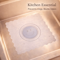 Floor drain cover, odor stopper, kitchen sink silicone, homeowner square