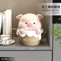 Don't Be Angry Piggy Bank, Zodiac Savings Jar for Kids, Resin Piggy Bank