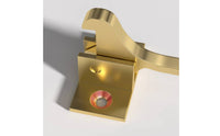 Screw Holes Bird-Shaped Latch Lock Polished Metal Finish Window Latch Lock Rounded Edges Security Hardware Metal