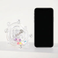 Pet Bird Toy Rotating Rattle with Internal Balls, Parrot Budgie Cockatiel Entertainment, Cage Accessories for Bird Enrichment