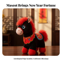 Year of the Horse Stuffed Ie Great Gift Suggestion Year of the Horse Stuffed Toy Soft and Comfortable PP Cotton Filled