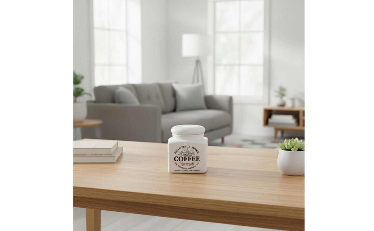 Ceramic Storage Jar Versatile Ceramic Canister Easy to Fresh Brew Tea Sugar Container