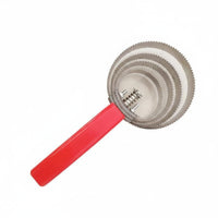 Stainless Steel Livestock Grooming Rake Safe on Skin Metal Curry Comb Non-Slip Grip Shedding Comb Reversible Design for Stable