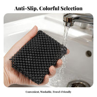 4 Pieces Pilates Reformer Grip Pad Anti-Skid Non-Slip Enhanced Stability Gym Equipment Grip Pad for Dancers, Ballet Class