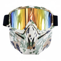 Motorcycle Goggles Visor Sandproof Motorcycle Riding Visor Windproof Riding Goggles Adjustable Headband Comfortable Foam Padding