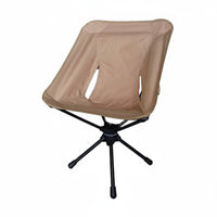 Easy to Fold 360 Degree Swivel Folding Chair Compact Swivel Camping Chair for Travel