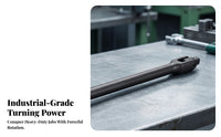 Industrial-Style 15-Inch Ratchet Wrench Anti-Slip Flex Head Ratchet Wrench Long Handle Hand Tool Socket Use