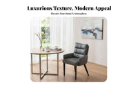 Upholstered Leisure Seat Light Luxury Design & Aesthetic Upholstered Armchair with Splayed Legs Comfortable