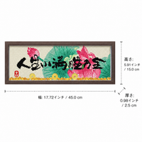 framed cross-stitch kit