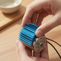 RC Motor with Heat Sink Overheating Brushed Motor with Thermal Sink Cylindrical Aluminum Heat for Hobby Repair