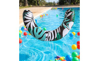 Inflatable Kickboard with Handles Lightweight Swimming Buoyant Aid Board U-Shaped Pool Buoyant Aid Foldable Swim Training Aid