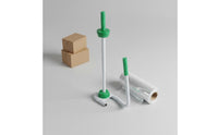 Ergonomic Handle Manual Stretch Film Dispenser Polished Finish Stretch Film Dispenser Galvanized Surface Shipping Supply for Warehouse, Logistics