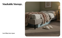 Wheeled slimline container No Assembly Required Rolling Storage Drawer Stackable