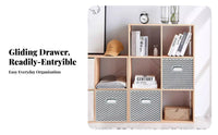 Stackable Organizer Cube Foldable Design Stackable Storage Cube Large Capacity