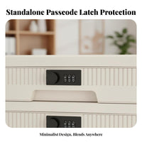 Privacy Protection code-operated secure fastener Box Portable Design secure fastenerable document case hard-wearing Household Storage Stackable for homeowners, Business Owners, Home, Study Room, journey, Under Bed