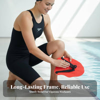 Swim Training Paddles Increases Propulsion Swim Hand Paddles Adjustable Straps Webbed Swimming Gloves for Swimmers, Adults, Upper Body Workout, Diving