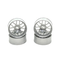 2 Pieces Multi-Spoke Wheel Hubs Metal Wheel Hubs Lightweight RC Car Wheels for Custom Builds