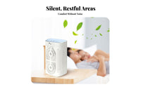 Desktop Water Cooling Fan Adjustable Speeds Mini USB Air Conditioner Three Settings USB Powered Chiller for Students, Office Workers