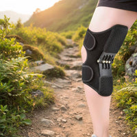 Stabilizing Flexible Knee Brace Adjustable Patella Support Brace Breathable Hinged Knee Support Lightweight for Seniors, Squatting, Hiking, Walking