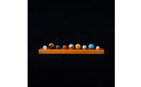 Solar System Display Astronomy-Themed Celestial Body Stones Gemstone Set Gemstone Solar System for Space Lovers, Crystal Collectors, Study Table