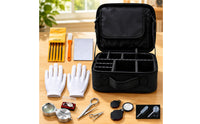 Carrying Case with Foam Dividers Zippered Magnifier Portable for Jewelers