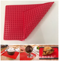 Silicone Food Grade Oil Draining Mat for Microwave, Refrigerator, Oven - Waterproof, Oil-Proof, Heat-Insulating