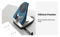 Two-Hole Puncher Metal Construction Two-Hole Paper Punch 50 Sheet Paper Puncher for Teacher, School, Classroom