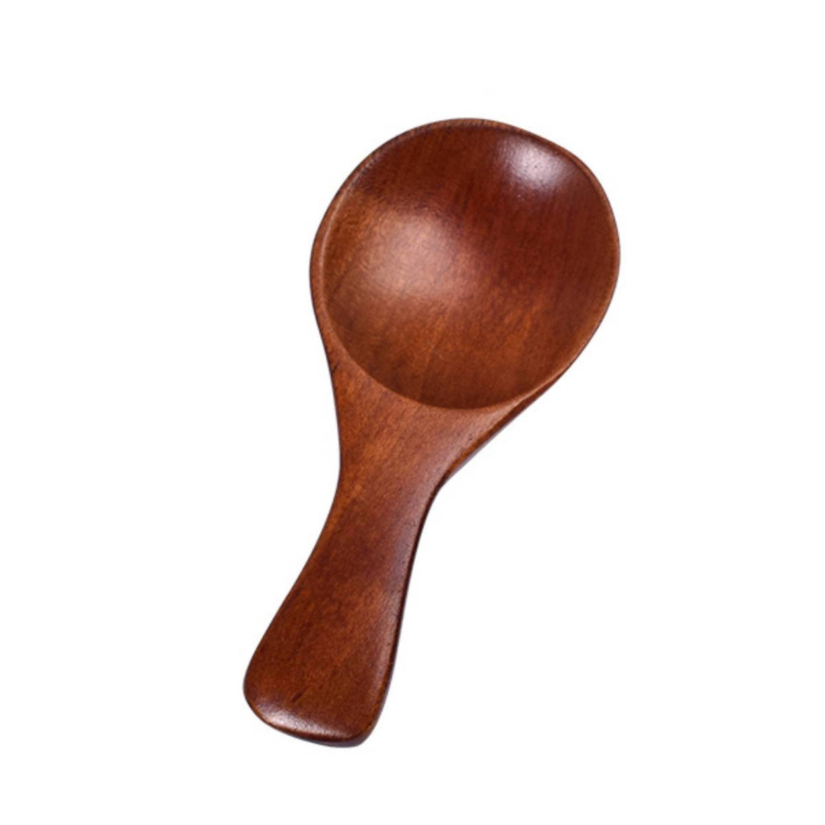 Small Mini Wooden Spoon Compact Wooden Spoon with Short Handle Lightweight Long-Lasting for Condiments