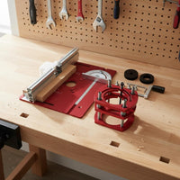 Aluminum Alloy Woodworking Router Lift Base Wear Resistant Router Lift System Easy Installation Engraving Machine Lifting Base Wide Compatibility for Woodworkers