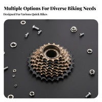 Screw-on Freewheel Wear-Resistant Mountain Bike Freewheel Cycle Flywheel Long-Lasting Multi-Speed Bike Cassette Effortless