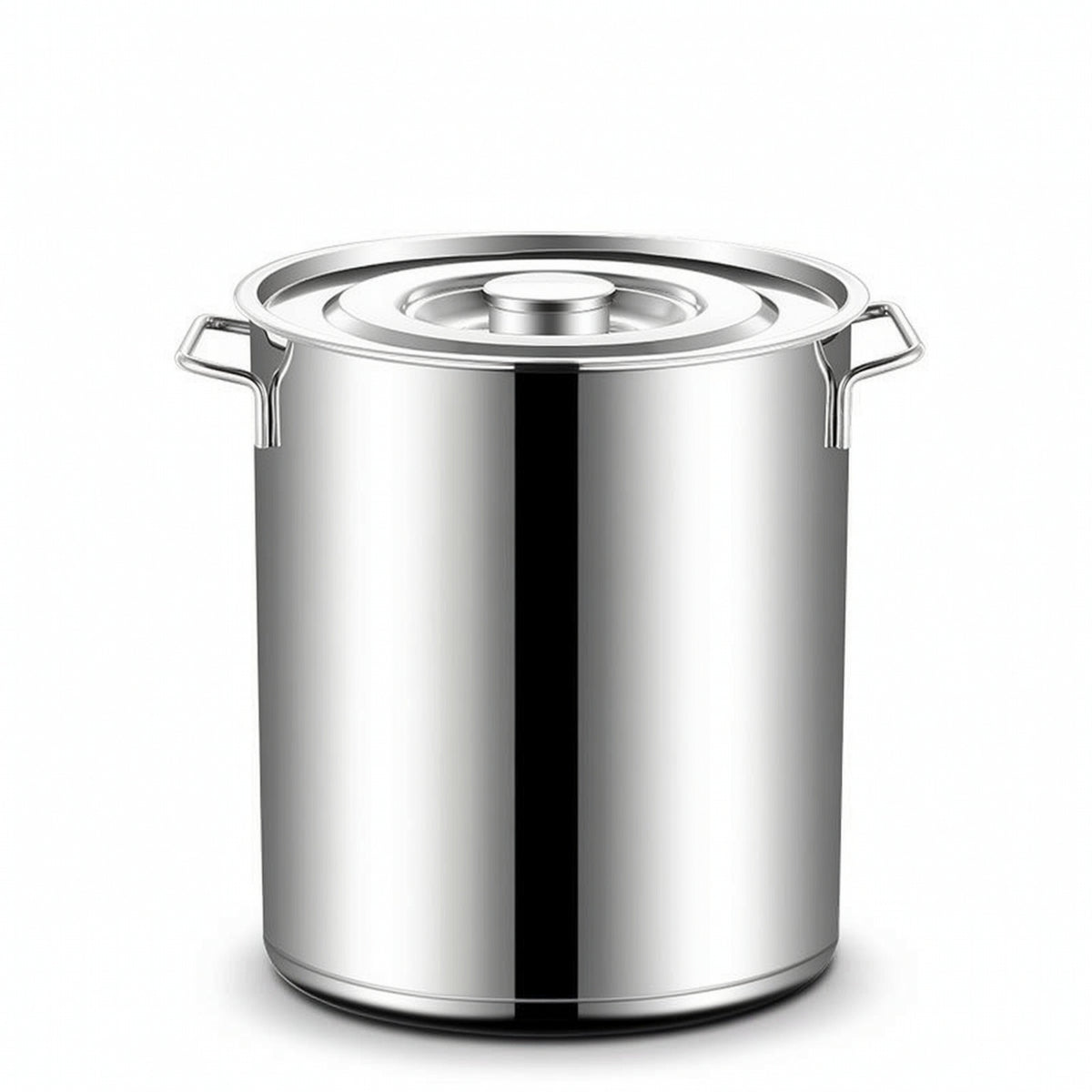 Heavy Duty Soup Pot with Lid Food Grade Stockpot with Stainless Steel Lid Long-Lasting Stainless Steel Stockpot Thickened for Catering
