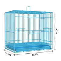 Small Bird Cage with Dense Wire Spacing, Pet Bird Enclosure and Indoor Bird Cage with Roof, Small Indoor Enclosure without Wheels