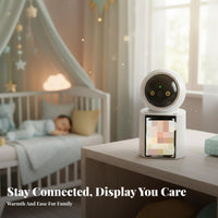 Visual Call Camera with Screen Interactive Audio Smart Baby Monitor Single Press Call Camera Observation Equipment