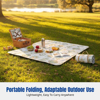 Thickened Outdoor Mat, Aluminum Film Tent Blanket, Waterproof, Foldable, Portable, Camping, Multi-Person