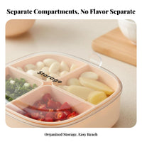 4 Pieces closureed Lid Draining Food prepparation Box Airtight closure Produce Box with Drainer watertight Refrigerator Organizer Stackable Design for Meal prepparationpers, Home Cooks, Healthmindful Individuals, complimentaryzer, Kitchen, Pantry