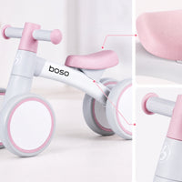 4 Wheel Balance Bike Foot to Floor Balance Bike Stable Toy for Young Children, Kids