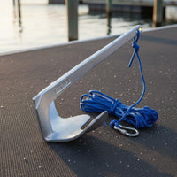 Stainless Steel Bruce Anchor Quick Connect Hook Kayak Anchor Marine Equipment Compact for Dinghy, Yacht