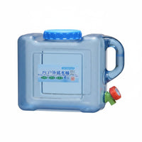 Large Capacity PC Water Container Outdoor Use Camping Water Container Easy to Carry Transparent Body for Travel